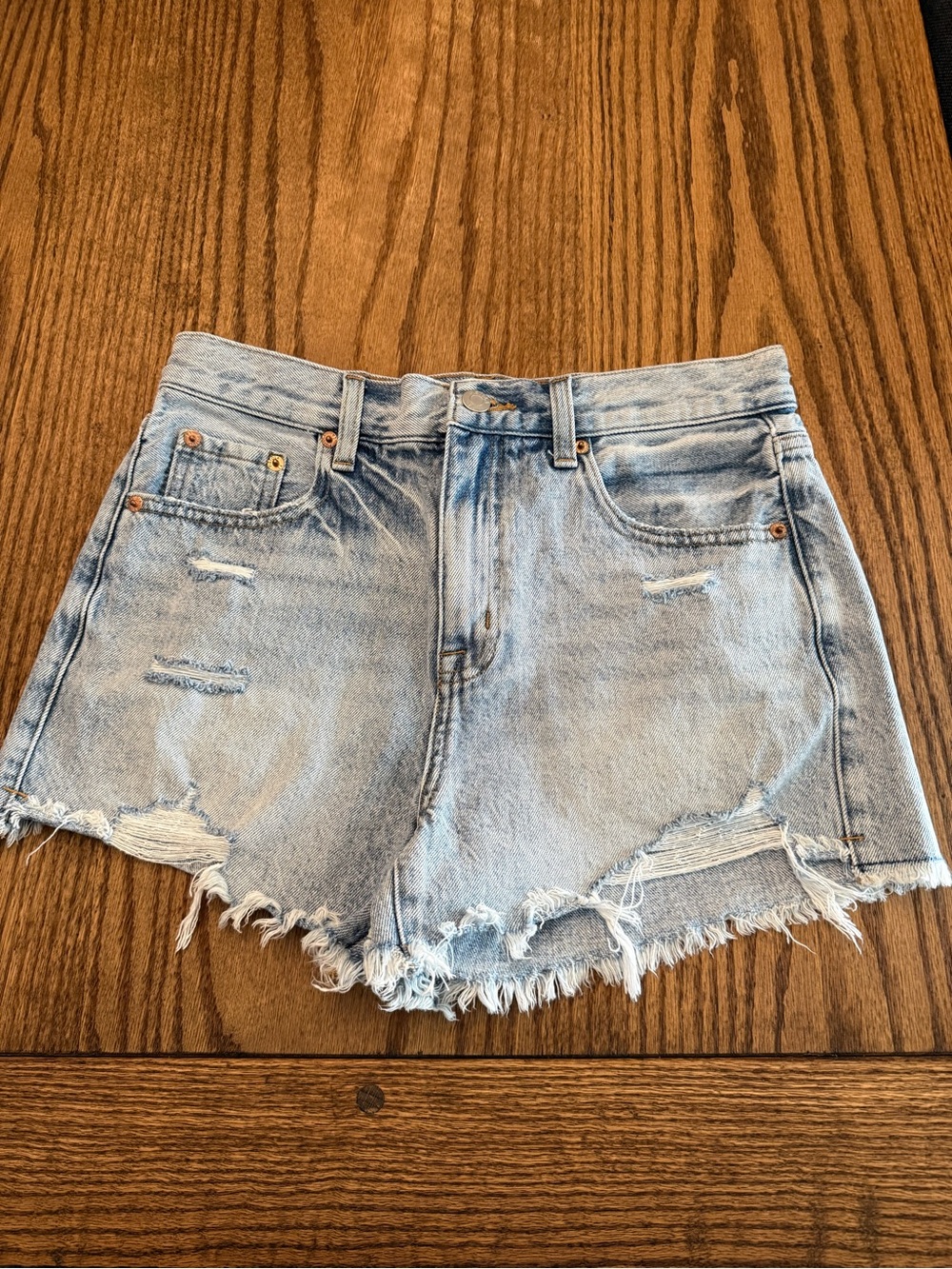 Pistola Distressed Denim Shorts